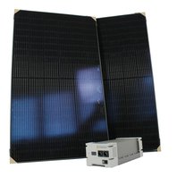 Malá solárna elektráreň s batériou - set zdroj 3kWh/1,5kW + 2x355W FV panel